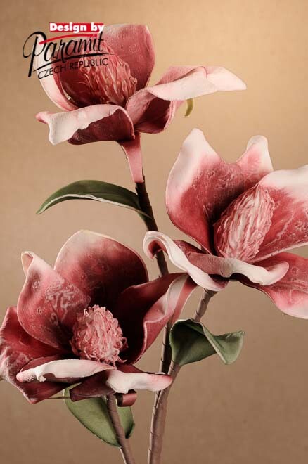 Dekorativní květina 3-147 růžová 90 cm