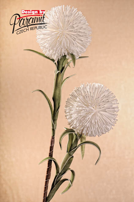 Dekorativní květina 3-157 bílá