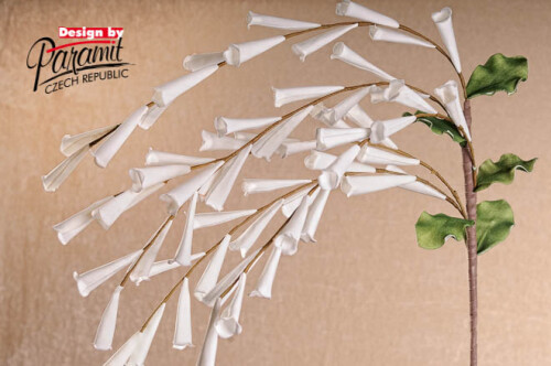 Květina 3-168W bílá 106 cm