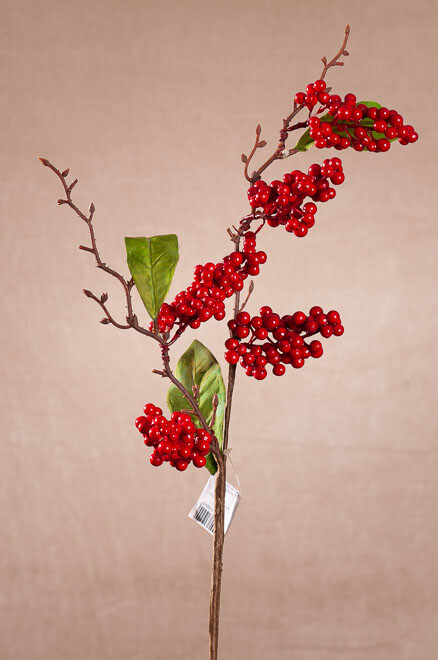 Berry Cluster 52 cm červené