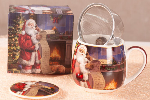 Santa Letter hrnek se sítkem 430 ml