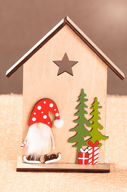 Dřevěná dekorace X562 19 cm